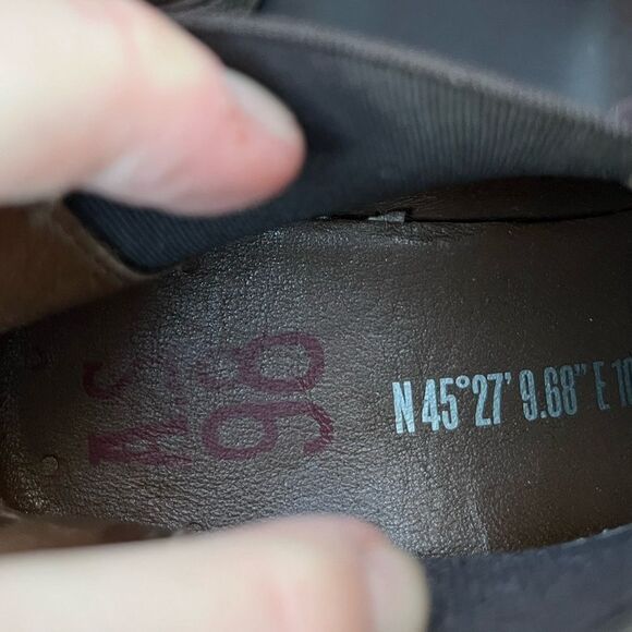 New A.S.98 Talen Wedge Ankle Bootie in Eggplant Leather Size 39 - Picture 8 of 9